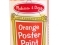 Orange Poster Paint image