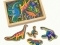 Wooden Dinosaur Magnets image