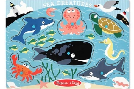 Sea Creatures Peg Puzzles picture 2901